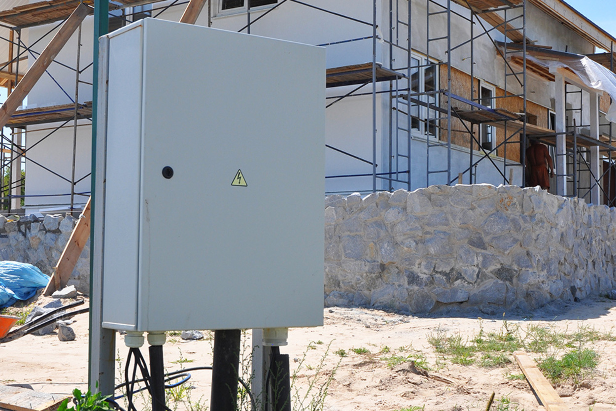 Baustrom bei Elektro Graf in Neuburg