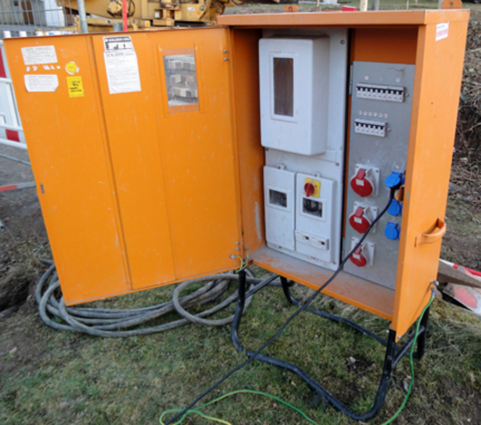 Baustromkasten bei Elektro Graf in Neuburg