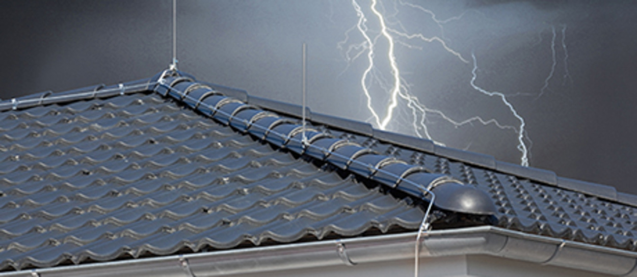 Äußerer Blitzschutz bei Elektro Graf in Neuburg
