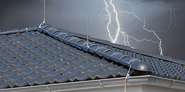 Äußerer Blitzschutz bei Elektro Graf in Neuburg