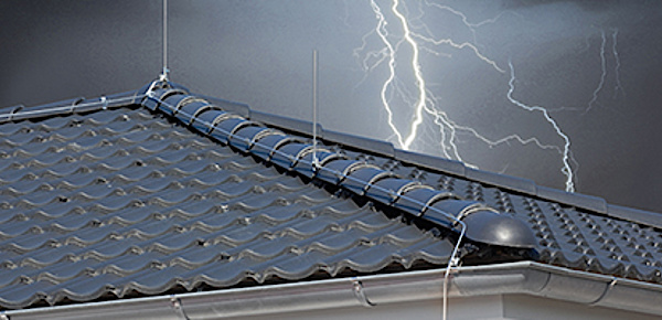 Äußerer Blitzschutz bei Elektro Graf in Neuburg